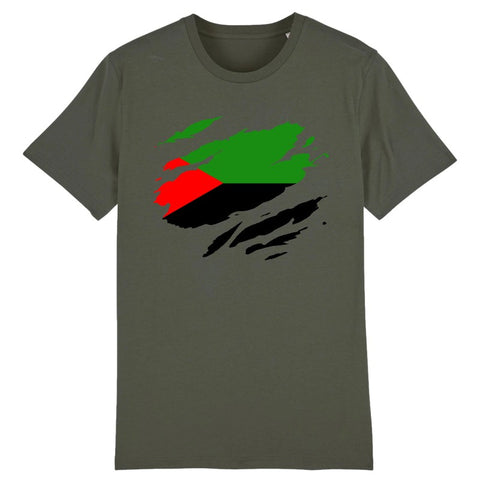 Image of drapeau martinique effet déchiré t-shirt homme