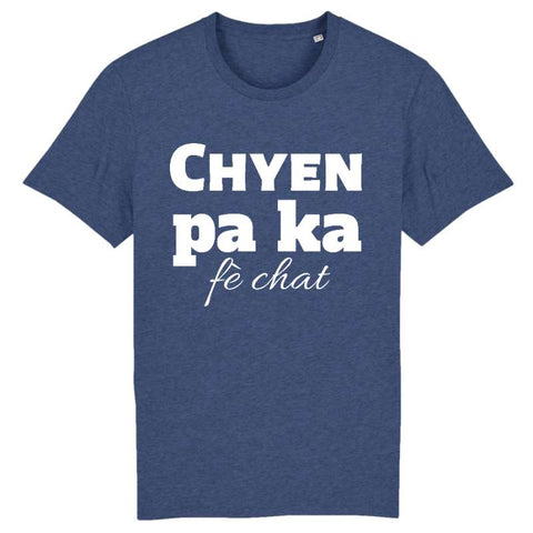 Image of Chyen pa ka fè chat homme Tshirt 