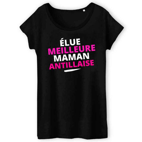 Image of tshirt élue meilleure maman antillaise