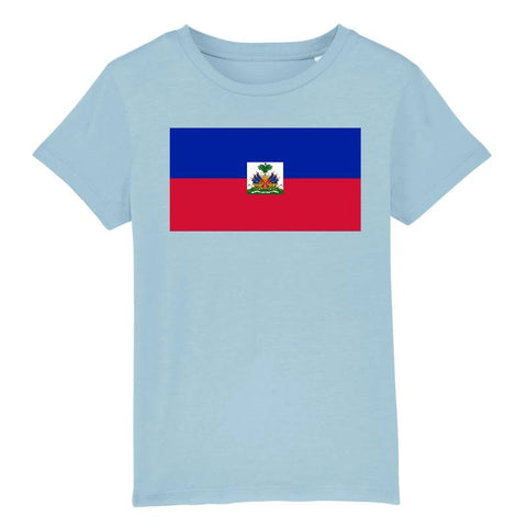 Image of t-shirt drapeau haiti enfant 