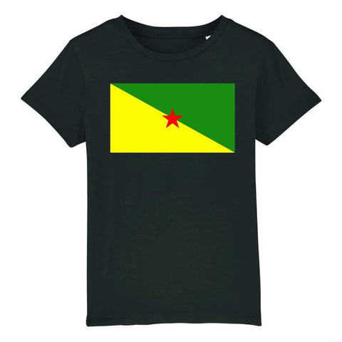 Image of t-shirt enfant drapeau independantiste guyane