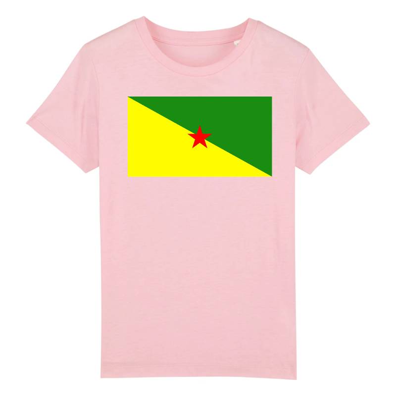 drapeau independantiste guyane t-shirt enfant