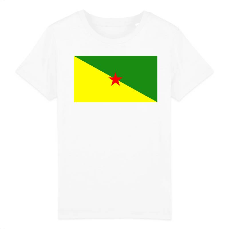 tshirt enfant drapeau independantiste guyane