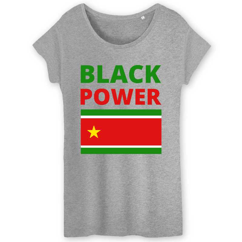 black power drapeau guadeloupe tshirt femme 