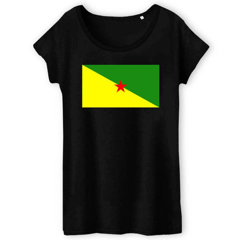 Image of t-shirt femme drapeau independantiste guyane
