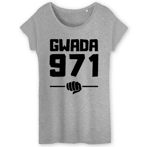 Image of t-shirt femme gwada 971 