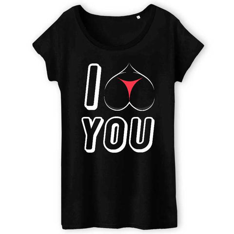 Image of i love you tshirt femme 