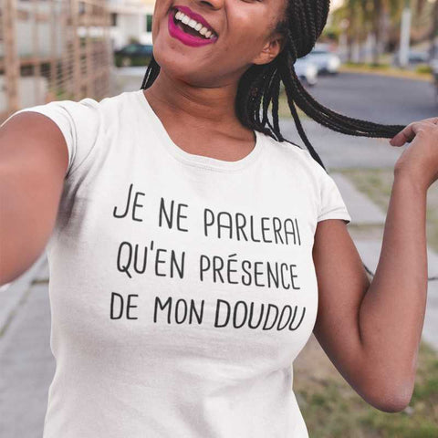 Image of tshirt femme mon doudou