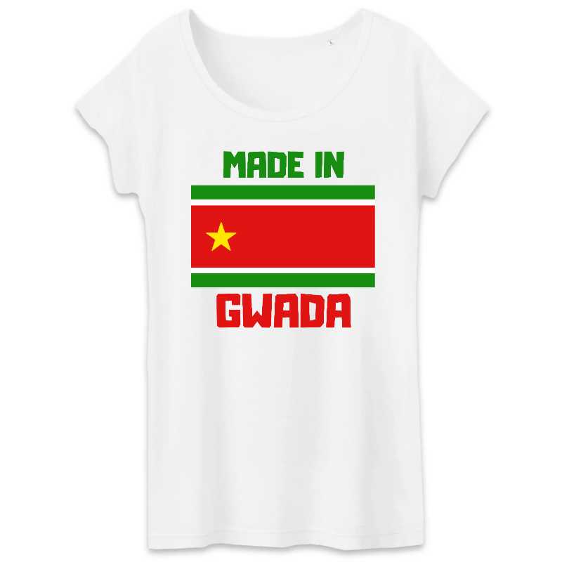 t-shirt femme made in gwada