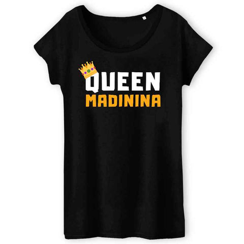 Image of tshirt femme queen madinina