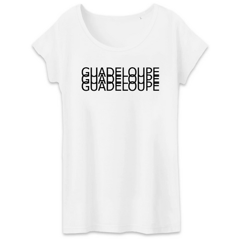 Image of guadeloupe tshirt femme  guadeloupe