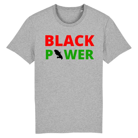 Image of black power martinique tshirt homme 