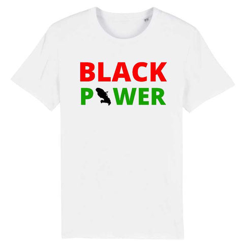 Image of tshirt homme black power martinique