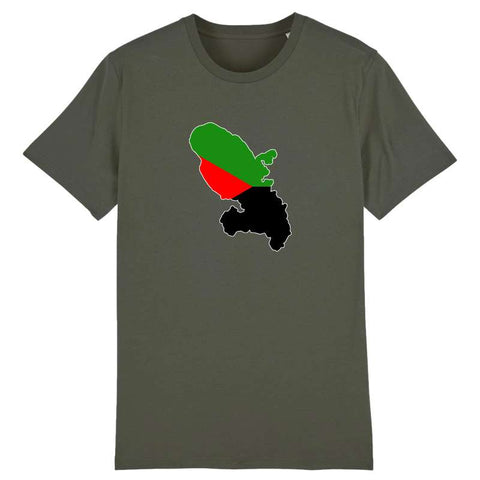 Image of carte martinique tshirt homme drapeau 