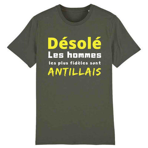 Image of désolé les hommes antillais tshirt homme 