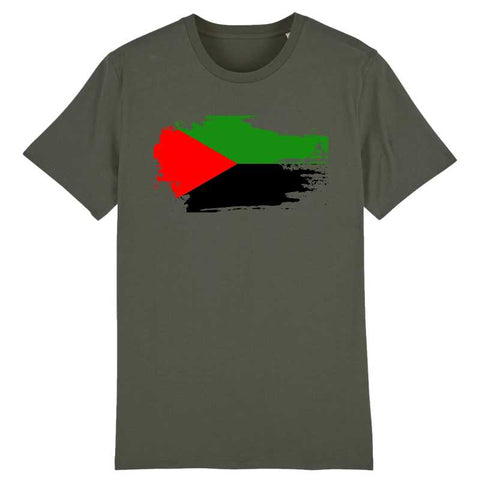 Image of  t-shirt homme drapeau martinique effet tshirt déchiré