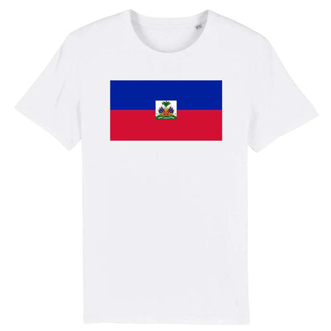Image of tshirt homme drapeau haiti