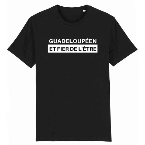 Image of tshirt homme guadeloupeen et fier de l'être