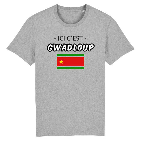 Image of ici c'est gwadloup tshirt homme 