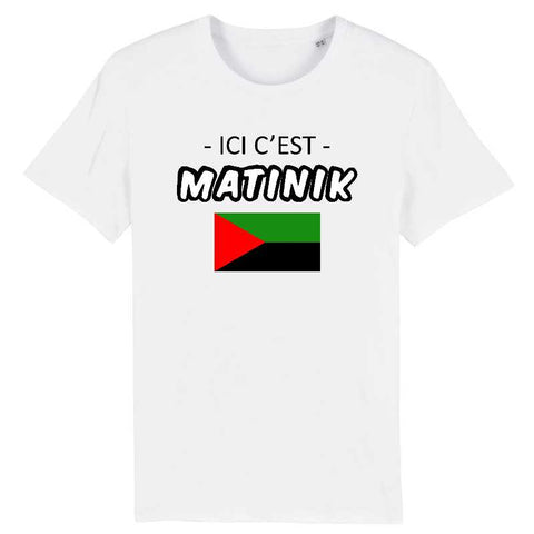 Image of tshirt homme ici cest matinik