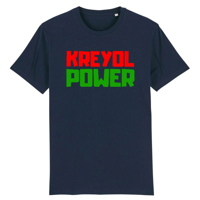 t-shirt kreyol power homme 