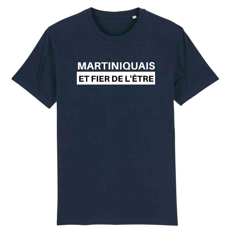  t-shirt martiniquais et fier de l'être homme 