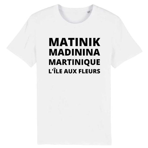 Image of tshirt homme matinik madinina martinique