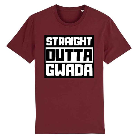 Image of tshirt straight outta gwada homme 