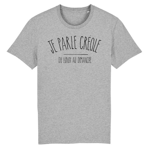 Image of tshirt homme je parle creole